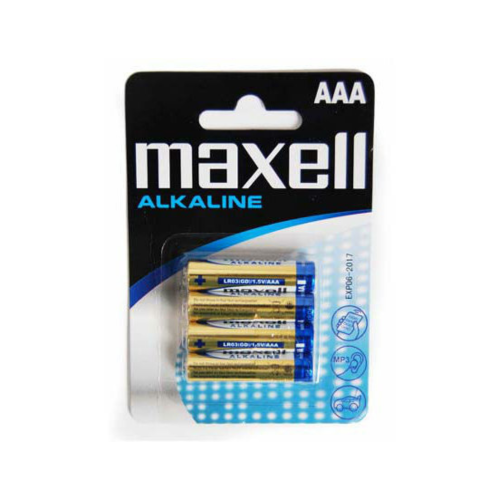 Baterii alcaline Maxell LR03 - AAA, 4buc/blister - 1